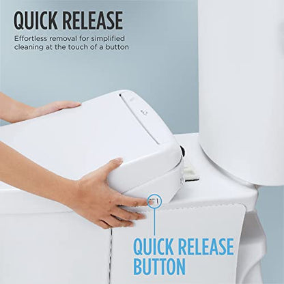 TOTO® WASHLET® C5 Electronic Bidet Toilet Seat with PREMIST and EWATER+ Wand Cleaning, Elongated, Cotton White - SW3084#01 - size: C5 Elongated