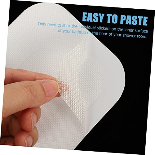 Alipis 24Pcs Non Slip Bathroom Stickers Transparent Peva Bathtub Decals Strong Adhesion Slip Surface Protection for Home Use