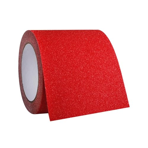 PVC Antislip Floor Tape Strips Roll with Adhesive Backing for Enhances Safety Stair Step Bathroom and Kitchen Waterproof - color: Bright Color