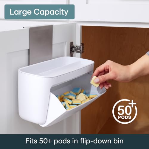 YouCopia DoorStash Dishwasher Pod Holder, Cabinet Door Storage Container - size: Pod Holder