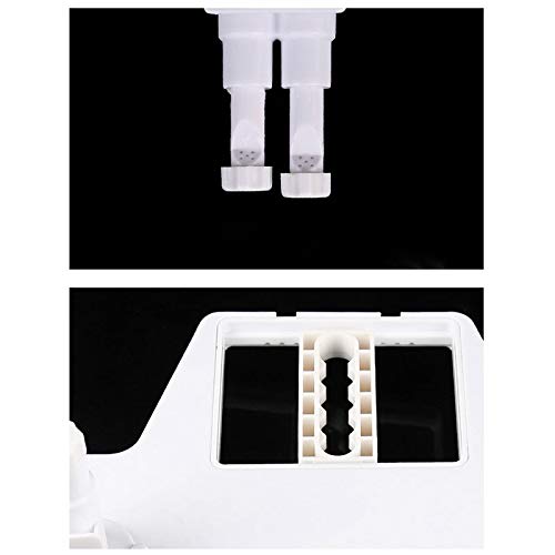 VALINK Toilet Seat Attachment Non Electric Manual Bidet Double Head Fresh Water Spray - size: 7/8