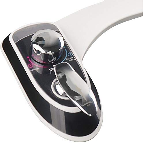 Bathroom Bidet Fresh Water (Cold Water only) Spray Self Cleaning Dual Nozzle Non-Electric Mechanical Bidet Toilet Restroom Seat Cover Attachment (UBI-AMI-630) - style: UBI-AMI-630