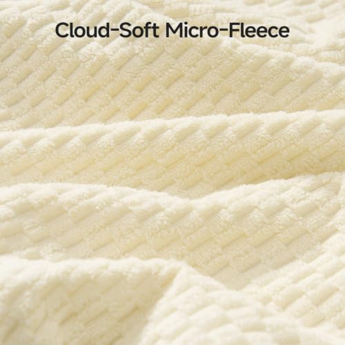 ecolook Microfiber Towel Set of 6, Yellow | Ultra-Soft & Oversized, Absorbent & Quick-Drying | 2 Bath Sheets, 2 Hand Towels & 2 Washcloths - color: Yellow