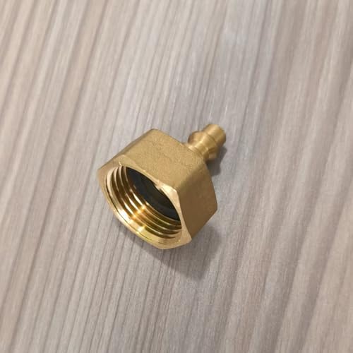 2 Pack Winterize Blow Out Adapter, Brass Winterize Blowout Adapter, Air Compressor Quick Connect 1/4" Plug to 3/4" GHT Garden Hose Fitting with Washers for RV, Boat, Camper and Trailer - style: Winterize Blow Out Adapter