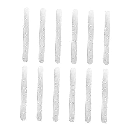 SOLUSTRE 12pcs Anti-Slip Bathtub Stickers Non-Skid Safety Decals for Shower and Tub Easy to Install Transparent Strips Strong Adhesion to Prevent Slipping