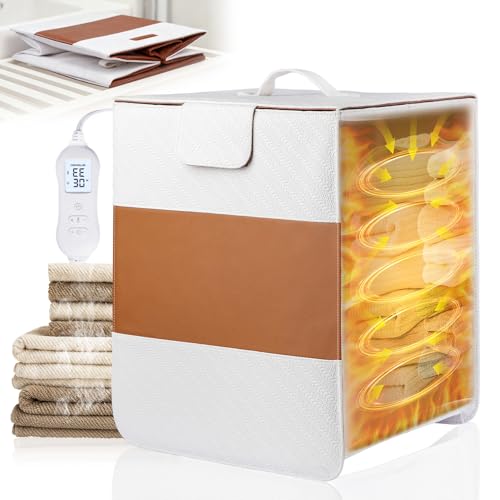 38L Foldable Towel Warmer for Bathroom, Home & Spa, Large Capacity for Oversized Towels, Blankets & Robes, 4 Temp Modes, Auto Shut-Off Timer, Perfect Spa Gift for Loved Ones