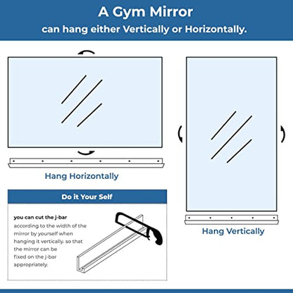 36x60 Inch Rectangle Frameless Bathroom Vanity Mirror with Beveled Edge - Shatterproof Wall Mounted Decorative Glass with Safety Backing for Living Room Bedroom Hallway Entryway - Fab Glass and Mirror - size: 36"L x 60"W, style: Rectangle