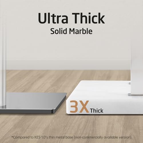 KES Standing Towel Rack with Marble Base, 2-Tier 33” H Polished Silver | Heavy Weighted Base, SUS304 Stainless Steel, Anti-rust, Freestanding, Bathroom Floor, Fits Bath Towels & Hand Towels, BTH217 - color: Polished Silver, size: 33” H (2-tier)
