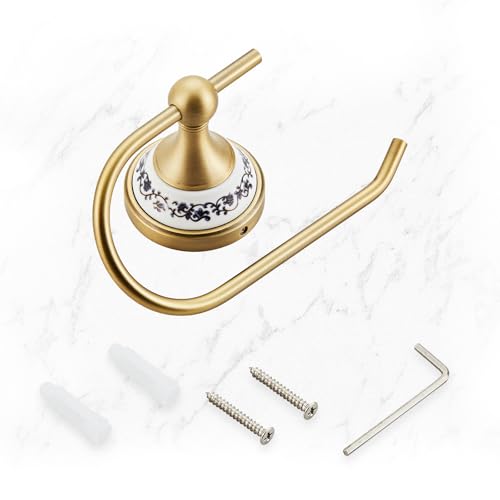 Wall Mounted Bathroom Kitchen Antique Toilet Paper Holder, Open Arm Towel Holder, Tissue Holder, Bathroom Kitchen Tissue Roll Holder YIGUANXIN - color: Antique, size: Toilet Paper Holder