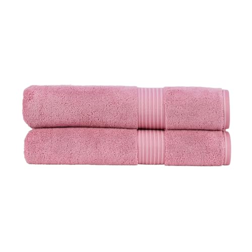 Christy Supreme Hygro 2 Piece Bath Sheet Set |100% Supima Cotton | Blush Pink - color: Blush, size: 2 Bath Sheet Set