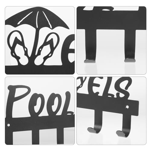 LIFKOME Wall Hooks for Hanging Heavy Duty Iron Coat Rack Towel Rack Modern Wall Mount Coat Hanger Multiple Hooks