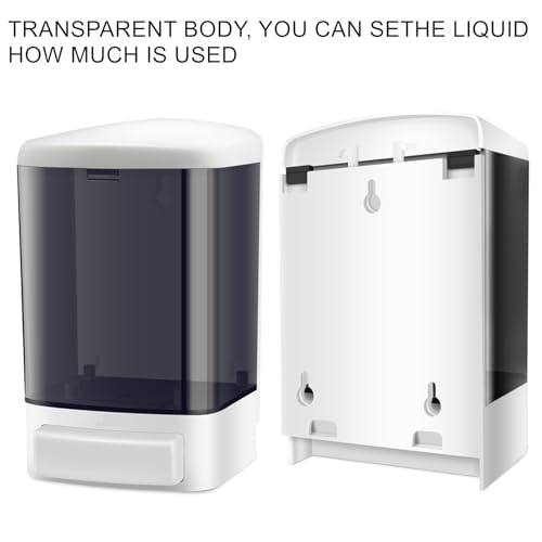 4Pack Hand Soap Dispenser Wall Mount 33.8oz Liquid Soap Dispenser - size: 4 pack-1000ml