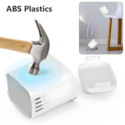 2 Pack Wall Mounted Toothbrush Holders，Removable Drill-Free Wall Shower Holder for Toothbrush,Toothpaste, Razor, Self-draining Self Adhesive Cup in Shower, Kitchen Tableware Organizer(White) - color: White-2pcs