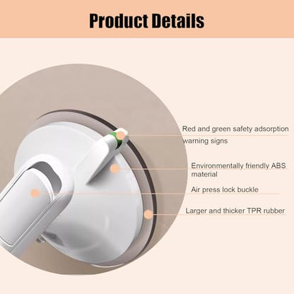 Grab Bar for Elderly for Wall,Grab Bar for Bathtubs and Showers,Shower Handle,Non-Slip Handrail Safety Grip for Seniors No Drilling,Shower Handles for Elderly Suction,Bathroom Accessories