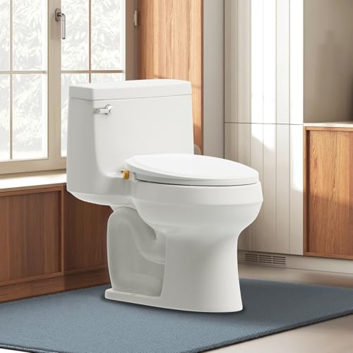 VOVO Nature 8 Non-electric Bidet Toilet Seat, Fits Round Toilets, Ambient Water Temperature, Easy Installation - White - size: Nature 8 (Round)