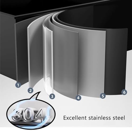 304 Stainless Steel Shower Niche, Single Recessed Shower Shelf for Bathroom, Wall Niche Insert - Home Storage, No Tile Needed,Grey - color: Grey