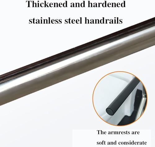 Toilet Safety Rails Toilet Frame for Disabled and Elderly, Sturdy Toilet Support Frame Free Standing Support Safety Rails Bathroom Handrail Grab Bar Rail,Toilet Surround Safety Frame