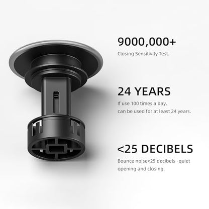 Waterfall Bathroom Faucet,Brushed Nickel Stainless Steel, 1-Handle | Modern Bathroom Sink Faucet for RV & Outdoor Basins, Pop-Up Drain, Supply Lines, 6-in Deck Plate, 1- or 3-Hole, NSF Certified - color: Brushed Nickel
