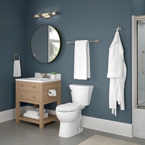 Peerless PA419-BN Xander Double Towel Hook, SpotShield Brushed Nickel