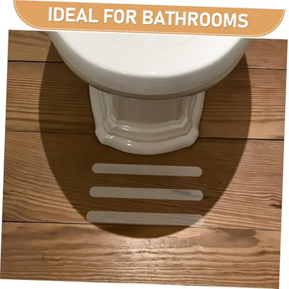 24pcs Non-Slip Bath Stickers Transparent Peva Adhesive Safety Strips for Tub Shower Stairs Easy Installation Strong Grip for Boy Girl Adults