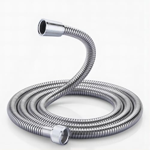 71 inches Shower Hose Extra Long Handheld Shower Head Hose Extension Replacement, Brushed Nickel, Stainless Steel