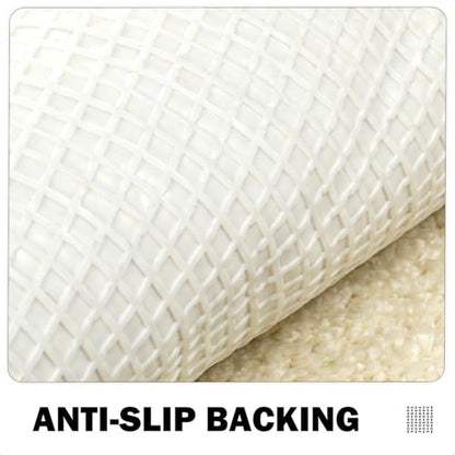 Rugs Non-Slip Washable, Extra Soft Absorbent Bath Rug, Machine Washable Bathroom Mat, Thick Bath Mat for Tub, Shower, Bathroom, Beige, 20"x31" - color: Beige
