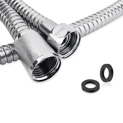 Shower Hose, 70 Inches Extra Long Shower Head Hose Stainless Steel Plated Nut &Stainless Steel Insert - color: Chrome, size: 70 Inches
