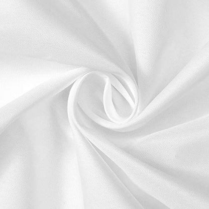 N&Y HOME Fabric Shower Curtain Liner 54 x 78 inches Bath Stall Size, White | Hotel Quality, Bottom Magnets, Machine Washable, Water Repellent, 54x78 Bathroom Curtain with Grommets - color: White, size: 54"W x 78"L (Pack of 1)