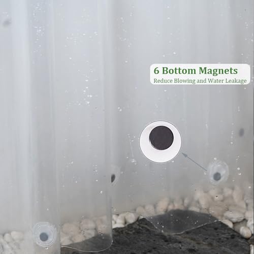 90 Inch Shower Curtain Liner with 6 Magnets, PVEA Clear Plastic Waterproof Extra Long Shower Liner 72 x 90 Inches for Bathroom,Heavy Duty with 12 Rustproof Grommet - color: 8g-clear, size: 72"W x 90"L (Pack of 1)