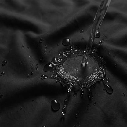 Waterproof Fabric Shower Curtain Liner, TPU Coated, PEVA-Free & Odorless, Hotel Quality, 3 Magnets, Rust-Proof Metal Grommets, Machine Washable, Black, 72x78 Inch - color: Black, size: 72"W x 78"L (Pack of 1)