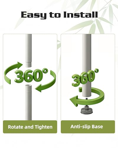 LiSHELF Bamboo Over The Toilet Storage Shelf 3-Tier Bathroom Organizer Rack Freestanding Above Toilet Shelves Space Saver for Small Bathroom, Laundry, White