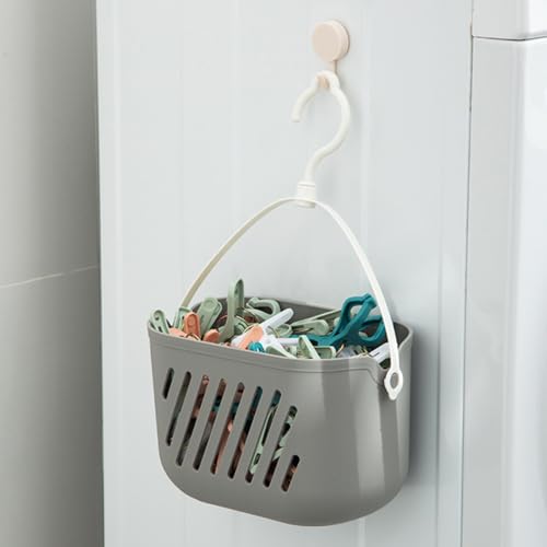 Hanging Shower Caddy, 2-Pack | Hanging Basket for Bathroom & Kitchen, Space-Saving Storage Organizer, For Shampoo, Loofahs, Towels, Pantry Items