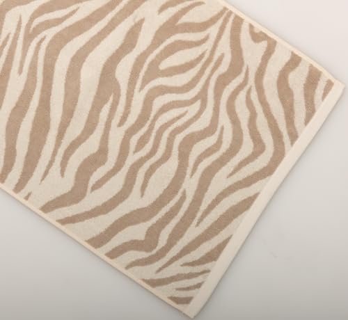 Everlayer Luxury Bath Towel, 1 Piece, 28 x 55 Inch, Made in Portugal | 500 GSM, 100% Combed Cotton, Utra-Soft & Plush, Reversible Design, Oeko-Tex Certified, Incl 1 Piece Bath Towel , Sand Allover - color: Sand Allover, size: Bath Towel, style: 1 Pc