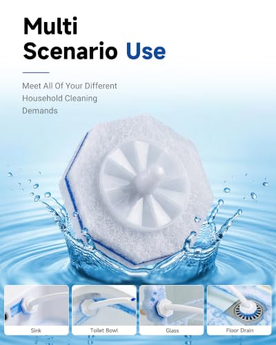 100 Count Toilet Wand Refills Compatible with Clorox Toilet Wand | 5X Cleaning Power Toilet Bowl Cleaners & 3-Layer High-Density Toilet Scrubber Refill-No Falling Apart, Instant Foam Cleaning - size: 1 Count (Pack of 100)