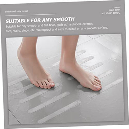 UKCOCO 4sets Non-Slip Sticker Bath Shower Mat Slip Strips Adhesive Bathroom Accessories