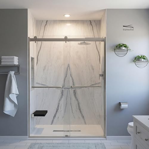 Transolid Preston Flip-Up Fold-Down Wall-Mount Padded Shower Seat, 14 in. W x 13.75 in. D, Black and Polished Chrome, PPS1414UP-09PC - color: Black/Polished Chrome, size: 14"x14"