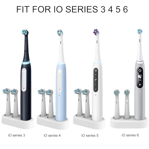 Toothbrush Holder, Replacement Stand Base Compatible with Oral B Electric Toothbrush and 2 Toothbrush Heads Cover, Toothbrush Organizer for Bathroom Storage