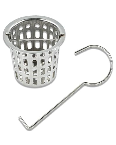 1 Pc Debris and Hair Strainer for Shower Drains Floor Drain, 2 Inch Stainless Steel Debris Basket Hair Trap Catcher with 2 Lifting Hook, Concave Style - size: Concave Style