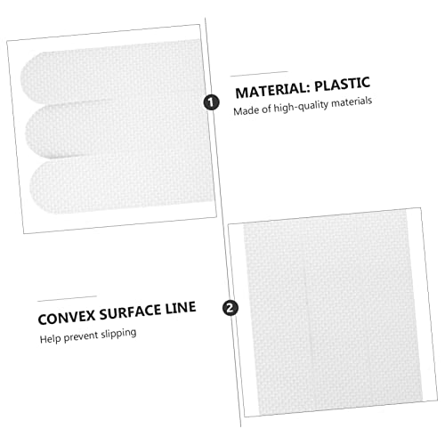 ABOOFAN 6pcs Slip Strips for Bathtubs Showers Stairs Transparent Adhesive Bath Treads for Safety Smooth Surfaces - size: 6 pcs