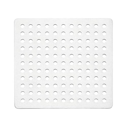 uxcell 1 Pcs Stainless Steel Floor Drain Cover, 3 Inches Shower Hair Catcher Drain Grate for Furniture Repair Bathroom Kitchen, Silver Tone(Square) - size: 3 Inches