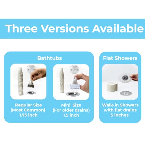 Disposable HairClaw 20 Pack | Bathtub Hair Catcher Strainer Trap for Standard Size 1.75 inch Tub Drain | Eco-Friendly Bioplastic - size: Standard