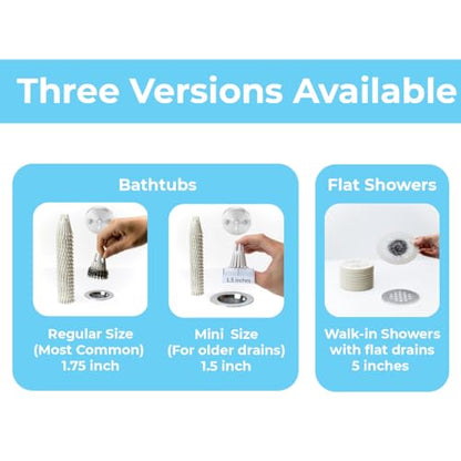 Disposable HairClaw 20 Pack | Bathtub Hair Catcher Strainer Trap for Standard Size 1.75 inch Tub Drain | Eco-Friendly Bioplastic - size: Standard