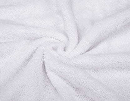 American Soft Linen 100% Cotton Luxury Turkish Towels, 6 Piece Towel Set | Soft Absorbent Quick Dry OEKO Tex Standard 100 Certificated Durable Machine Washable Premium Hotel Quality - color: Bright White, size: (27"x54") + (16"x28") + (13"x13")