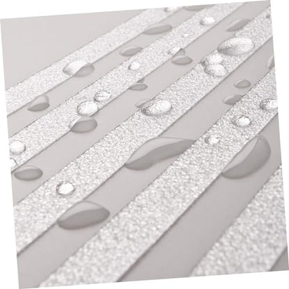 36pcs Slip Tape for Bathroom Non-Slip Strips White Shower Bathtub Safety Adhesive Treads Skid Stickers Bath Safety Strips Non Stickers for Stairs Floors - size: 38X2cm