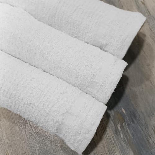 Premium White Wash Cloths - 600 GSM, 12 x 12 Inch, Pack of 36, Ring Spun Cotton Blend - Soft, Durable, Absorbent Washcloths for Face and Body, Machine Washable - size: Pack of 36