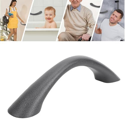 Pssopp Safety Shower Handrail, Secure Wall Mounted Bath Grab Bar with Non Slip Texture for Wet Room Bathroom Safety Support
