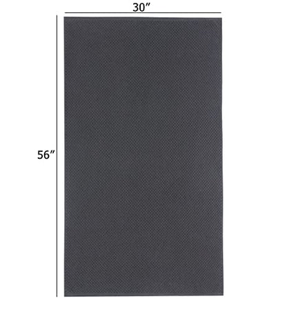 COTTON CRAFT Euro Spa Waffle Weave Bath Towels - Set of 4 Grey Towels | Pure 100% Ringspun Cotton Oversized Luxurious Towel Set - Soft Plush Super Absorbent Low Lint Quick Dry - 30 x 56 inches - color: Grey, size: 4 Pack Bath Towel