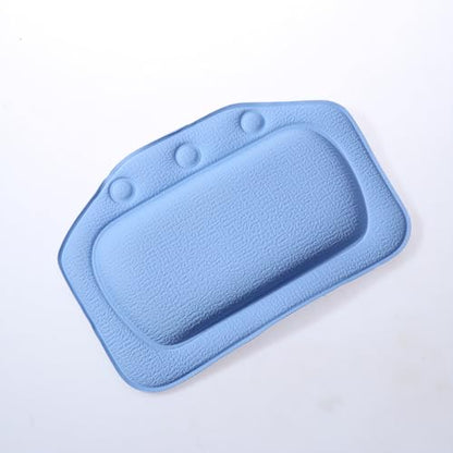 Outanaya PVC Bath Cushion with Strong Suction Cups Non-Slip Spa Pillow for Bathtub Comfortable Dark Blue Tub Headrest Easy to Clean and Supportive for Relaxing Bath
