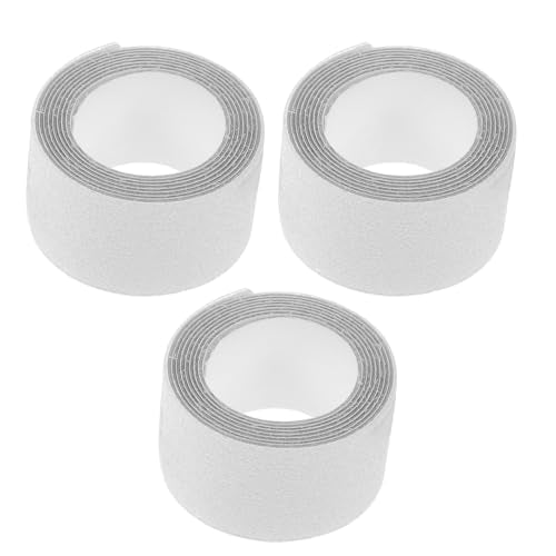 COHEALI Non-skid Fixed Tape Strips 2.5cm X 1m, Self-adhesive Bathroom Anti-slip Stickers for Stairs and Bathtubs, 3pcs Safety Grip Tape for Indoor Floor Slip Prevention