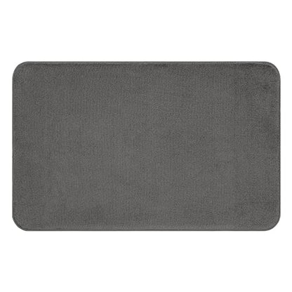 American Soft Linen 21x32 Fluffy Foamed Slip Reducer Bath Rug, Machine Washable Area Bath Mat Rugs for Bathroom, Gray - color: Dark Gray, style: 21x32" Fluffy Foamed Bath Mat